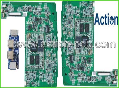 assembled pcb board